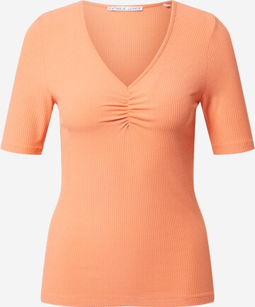 CATWALK JUNKIE Shirt 'LUNA' in Oranje: voorkant