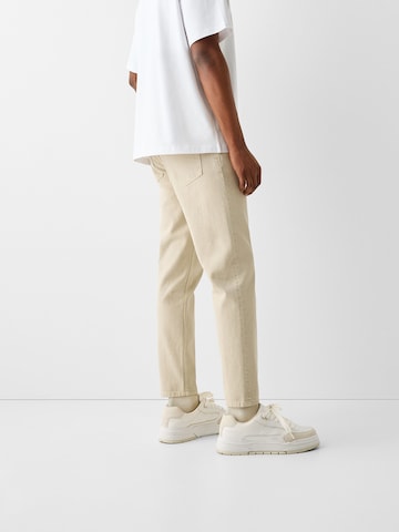 Bershka Regular Jeans in Beige