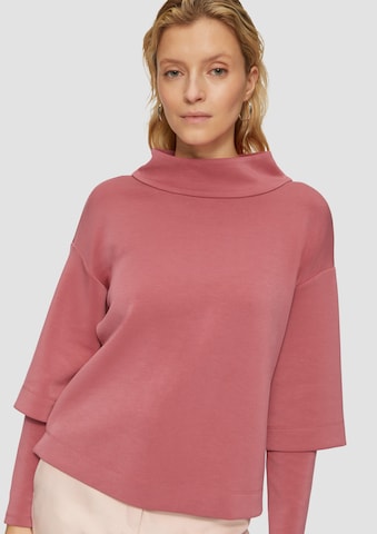 s.Oliver BLACK LABEL Sweatshirt in Pink: front