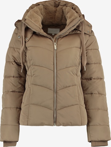 ZABAIONE Winter Jacket 'Mara' in Brown: front