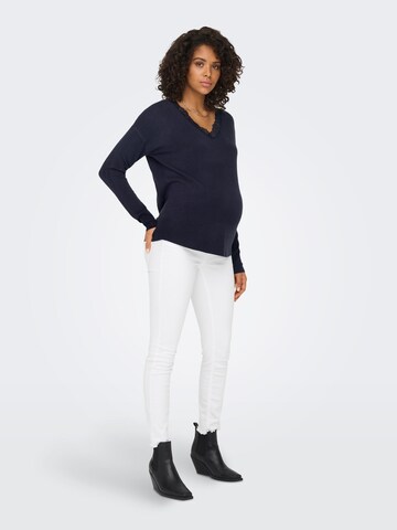 Only Maternity Trui 'Sunny' in Blauw