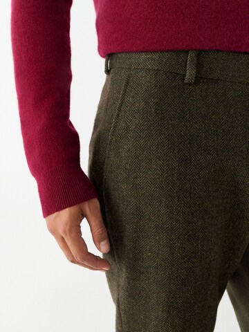 Next Slimfit Hose in Grün