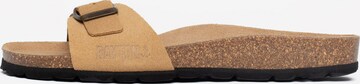 Bayton Mules 'Zephyr' in Brown: front