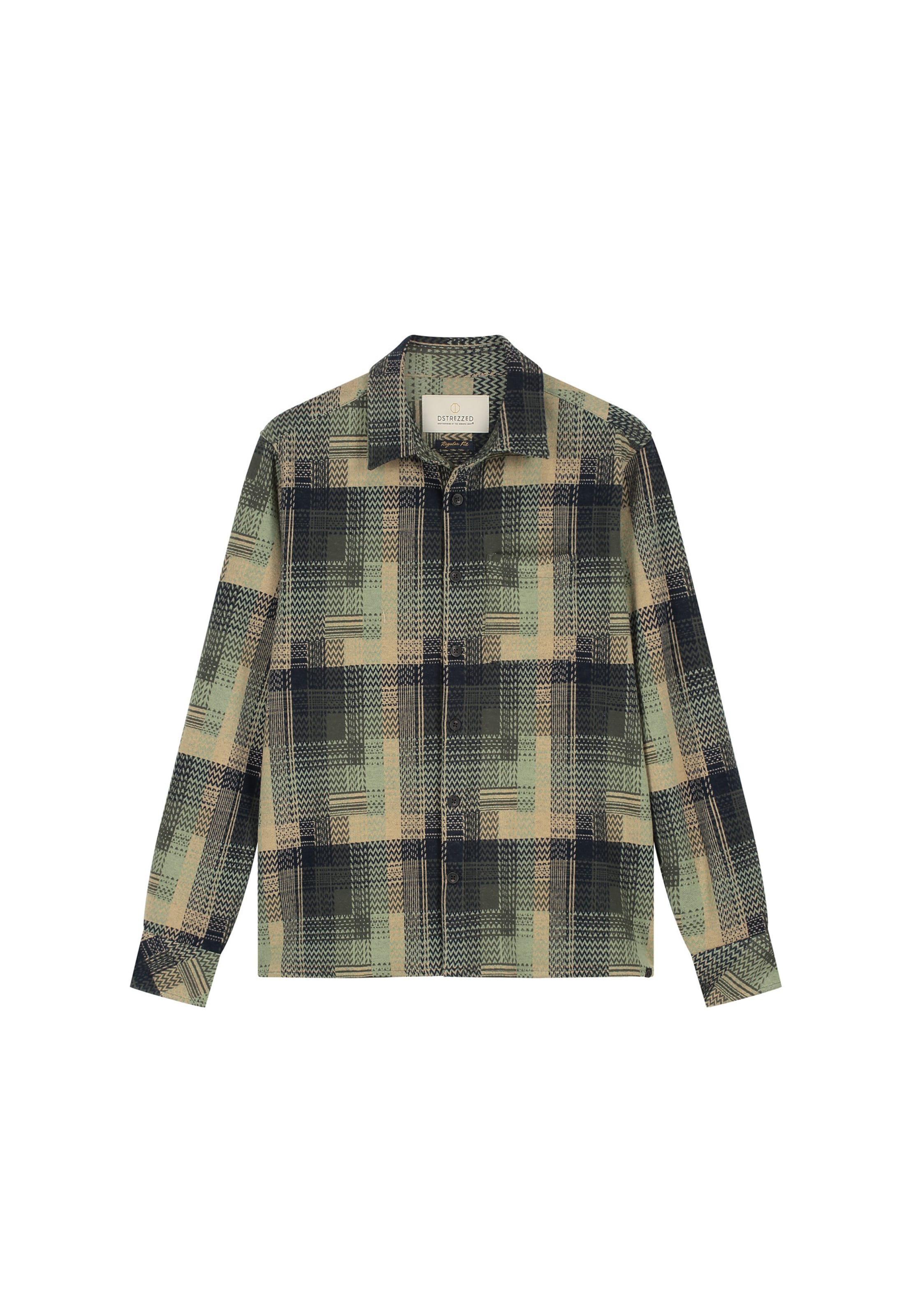 Coupe regular Chemise Dstrezzed en beige : devant