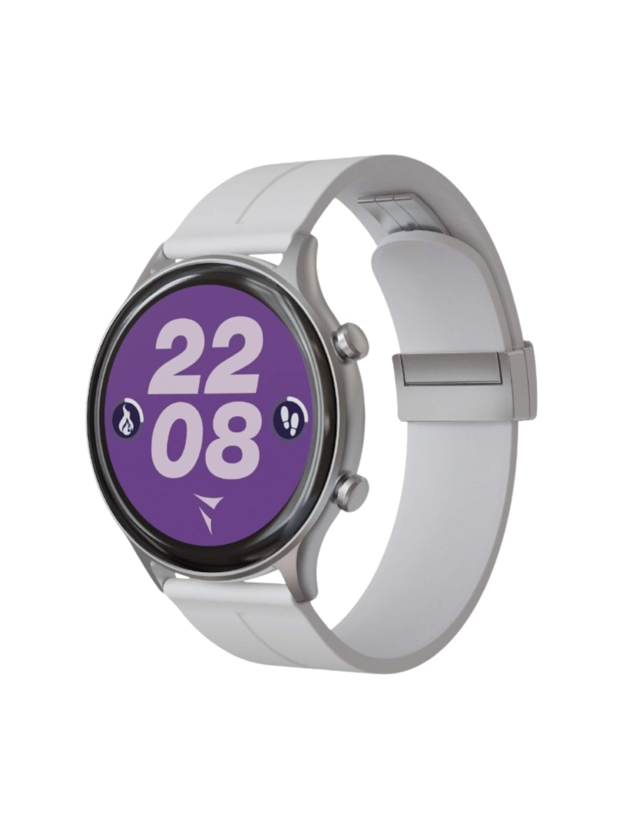 Techmade Digitaluhr 'Dynamic 2 Smartwatch - Bundle mit Kopfhörern'‌‌‌ in Weiß