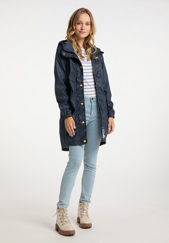 Schmuddelwedda Between-seasons coat in Blue