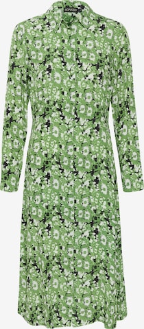 Robe-chemise 'Ina' SOAKED IN LUXURY en vert : devant