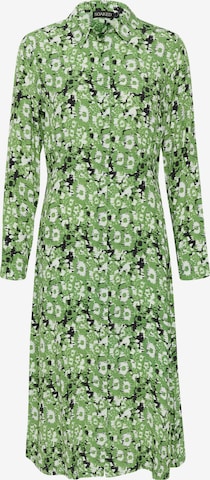 SOAKED IN LUXURY Sukienka koszulowa 'Ina' w kolorze zielony: przód