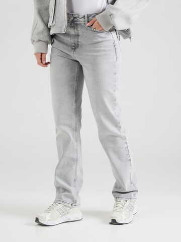PIECES Regular Jeans 'Kelly' in Grey: front