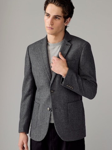 Next Slim fit Suknjič | siva barva: sprednja stran