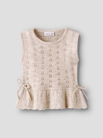 NAME IT - Jersey en beige
