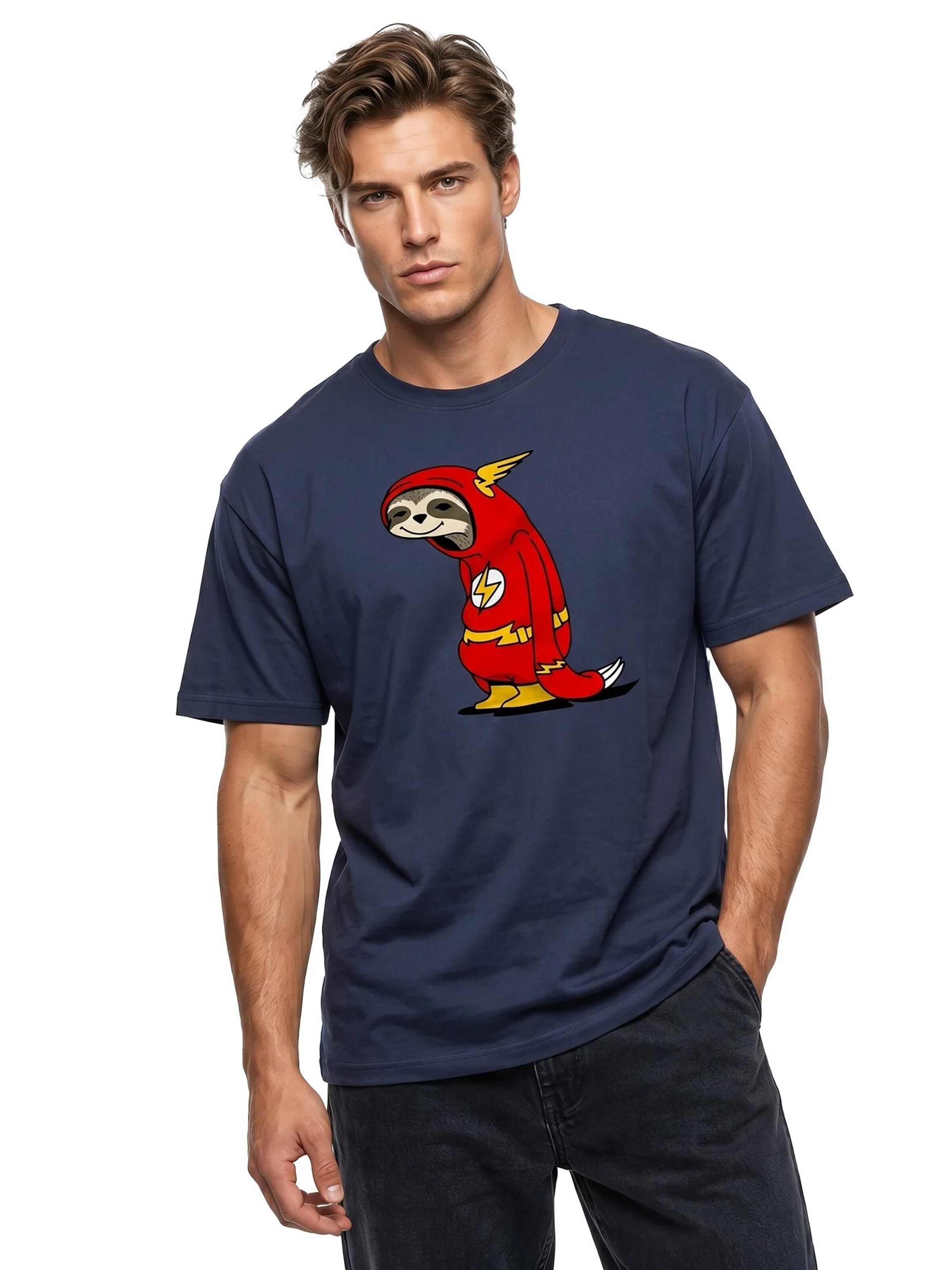 MAKAYA Shirt 'Flash Faultier' in Blue