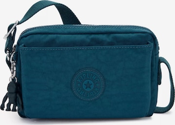 KIPLING - Mala de ombro 'Abanu' em verde: frente