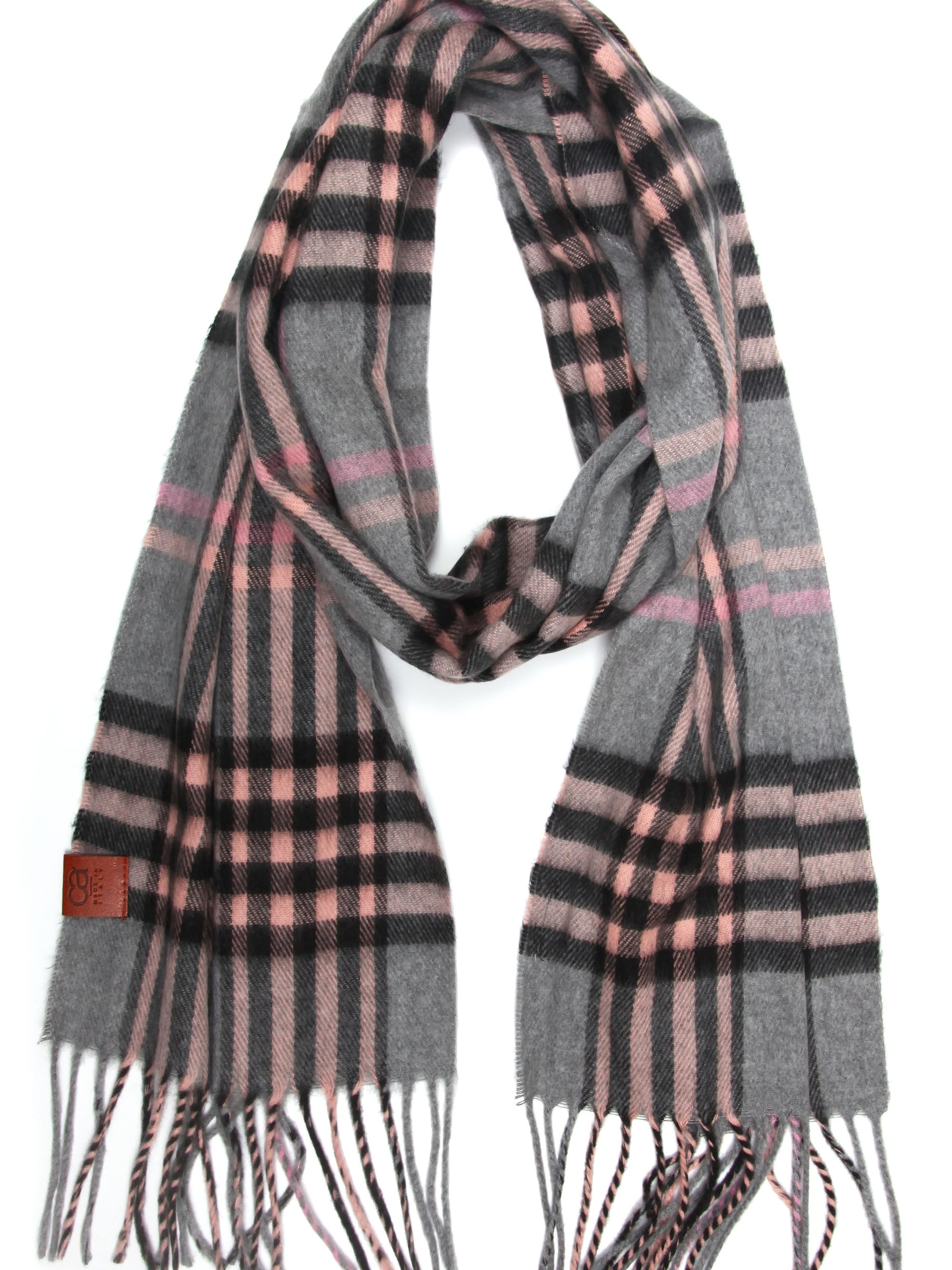 COLLEZIONE ALESSANDRO Scarf 'Venedig' in Grey: front