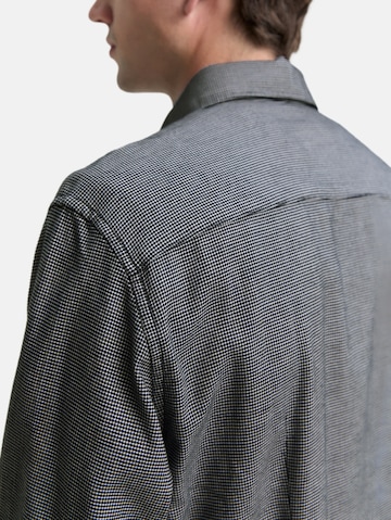 TOM TAILOR Slim fit Button Up Shirt in Blue
