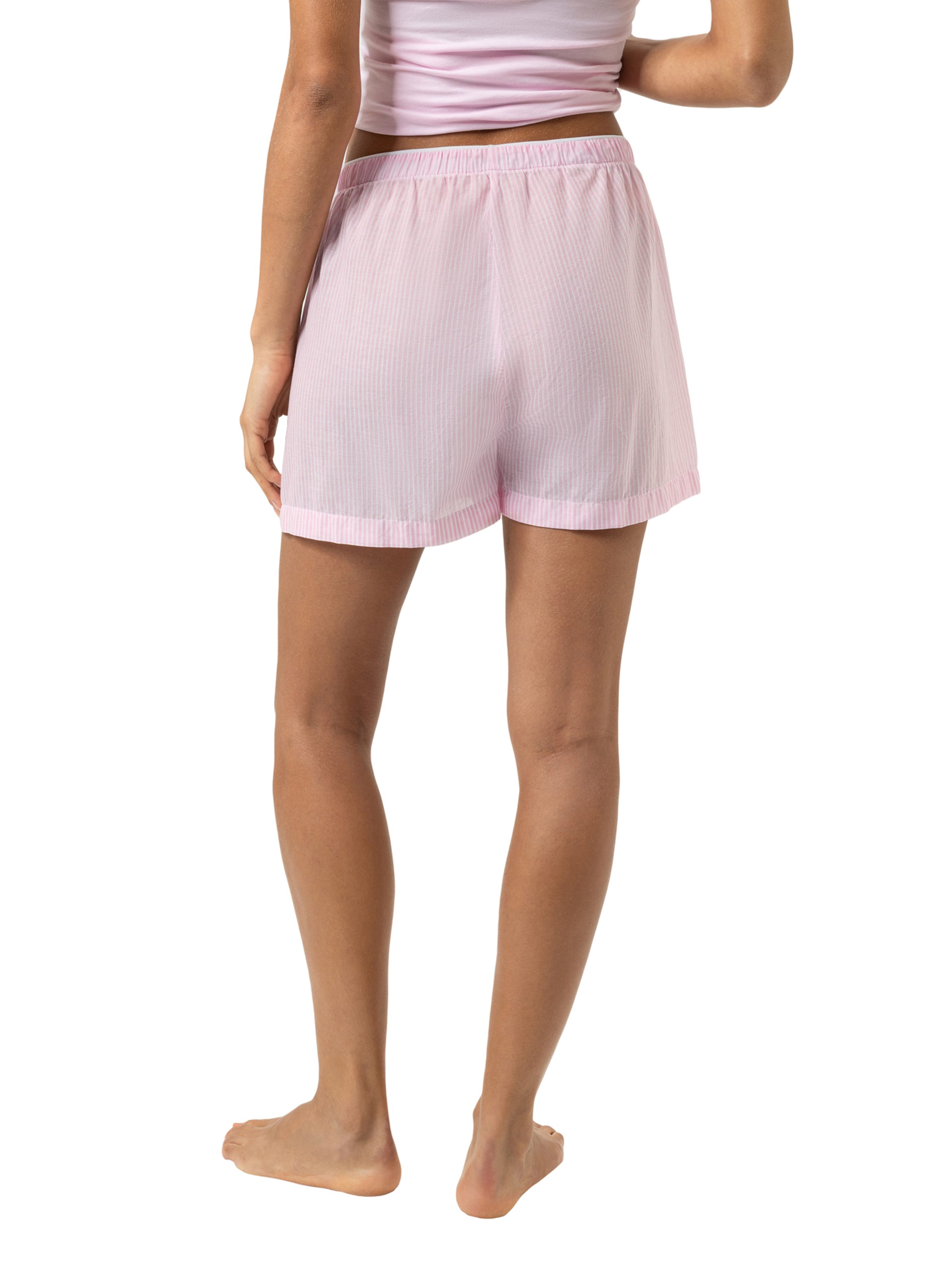 Mey Loosefit Shorts 'Cotton Stripes' in Pink