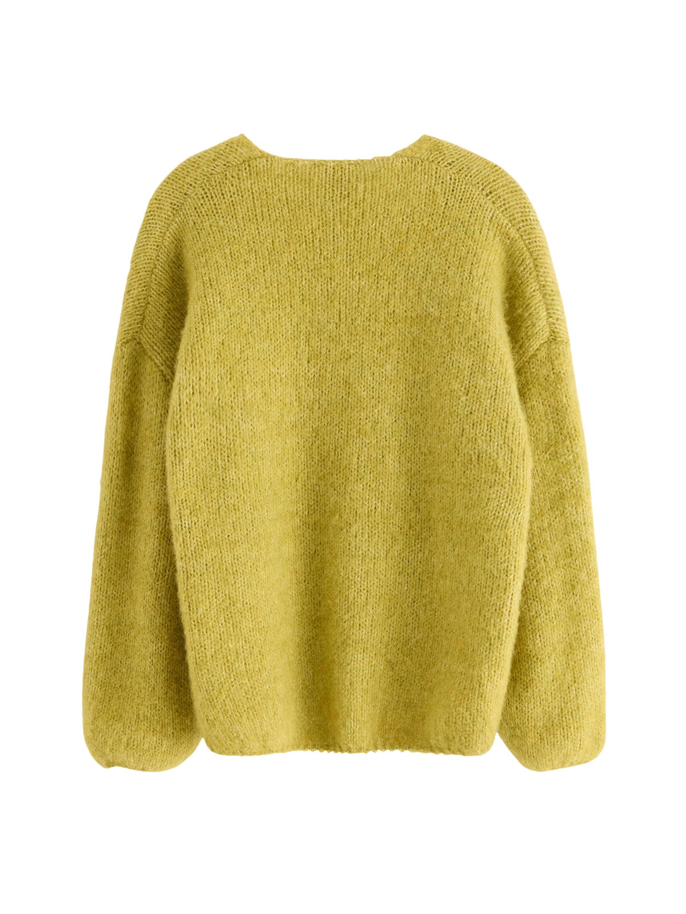 Lindex - Casaco de malha 'Vanessa' em verde