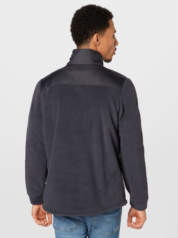 JACK WOLFSKIN Fleece jas 'Grizzly' in Zwart