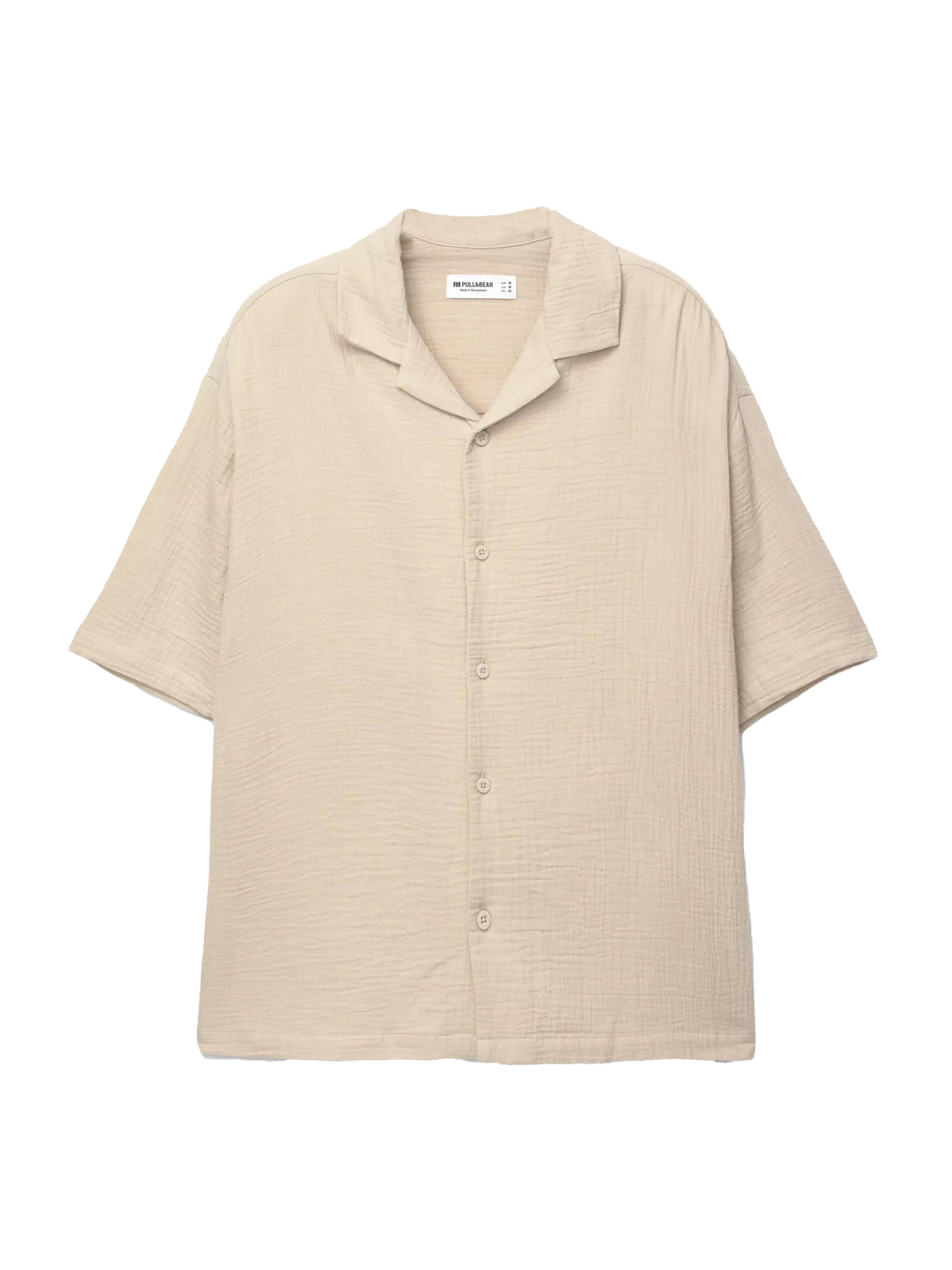 Pull&Bear Comfort fit Ing - bézs: elől