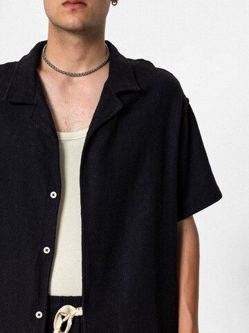 Regular Chemise 'Salvia' VAMOS CLO en noir