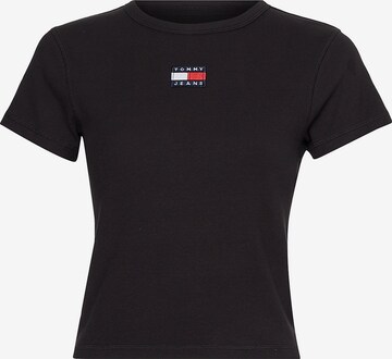 Tommy Jeans T-Shirt in Schwarz: predná strana