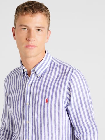 Coupe regular Chemise Polo Ralph Lauren en bleu