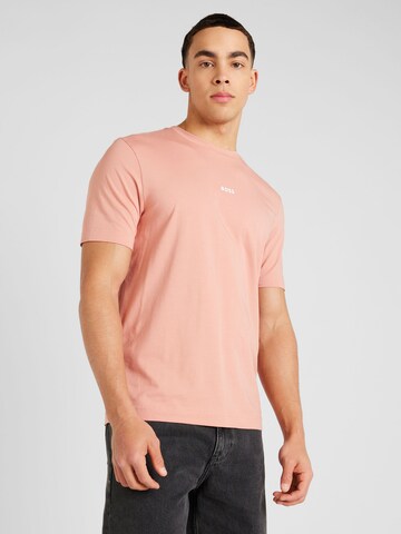 T-Shirt 'Chup' BOSS en rose : devant