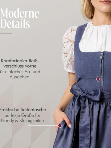 Trachtenhof Nübler Dirndl 'Dirndl mini Kaja' in Blue