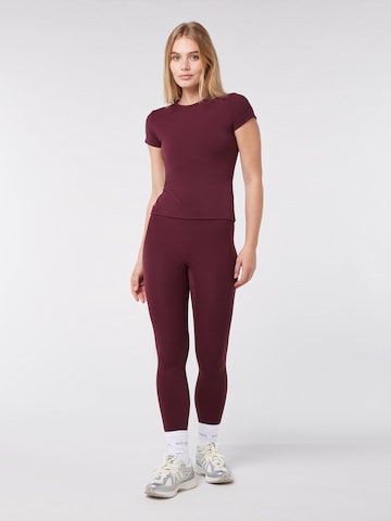 YO-GAYA Sporttop 'Short Sleeve Top' in Rood