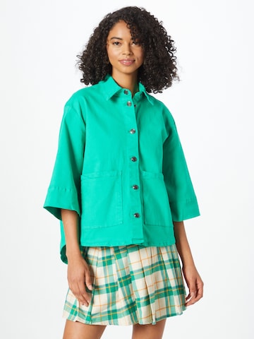 SISTERS POINT Демисезонная куртка 'OLEA' в Зеленый: спереди