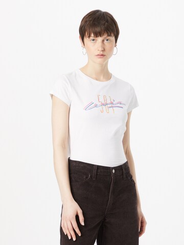 LEVI'S ® Shirts 'Graphic Authentic Tshirt' i hvid: forside