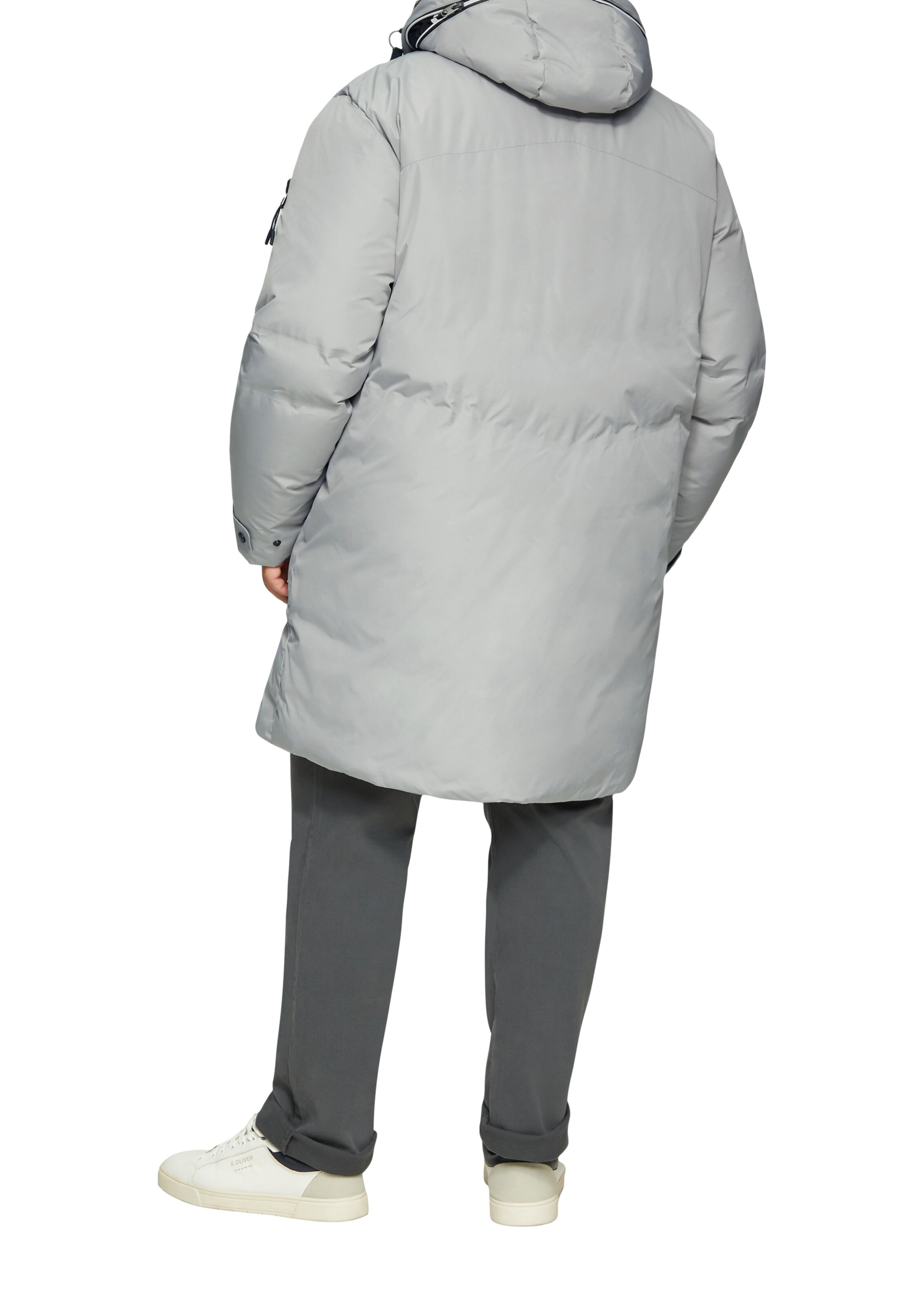 s.Oliver Men Big Sizes Wintermantel in Grau