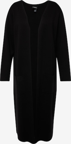 Ulla Popken Knit Cardigan in Black: front