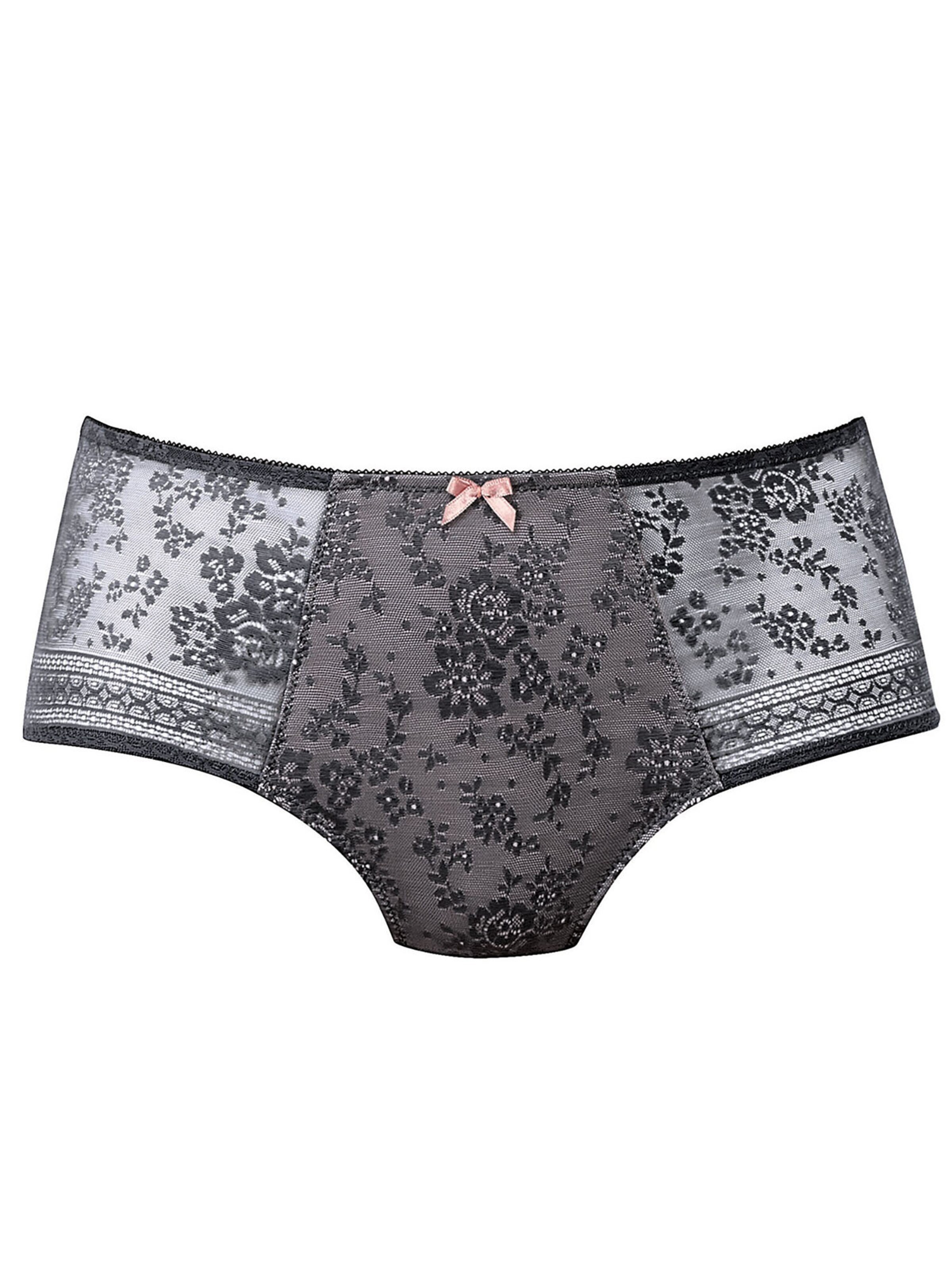 ANITA Slip 'Fleur'‌‌‌‌ in Grau: Vorderseite