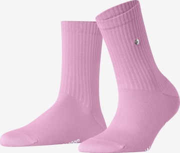 BURLINGTON Socks 'Fleet Street' in Purple: front