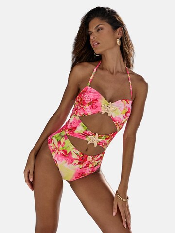 Invisible Maillot de bain 'Starfish' Lipsy en mélange de couleurs : devant