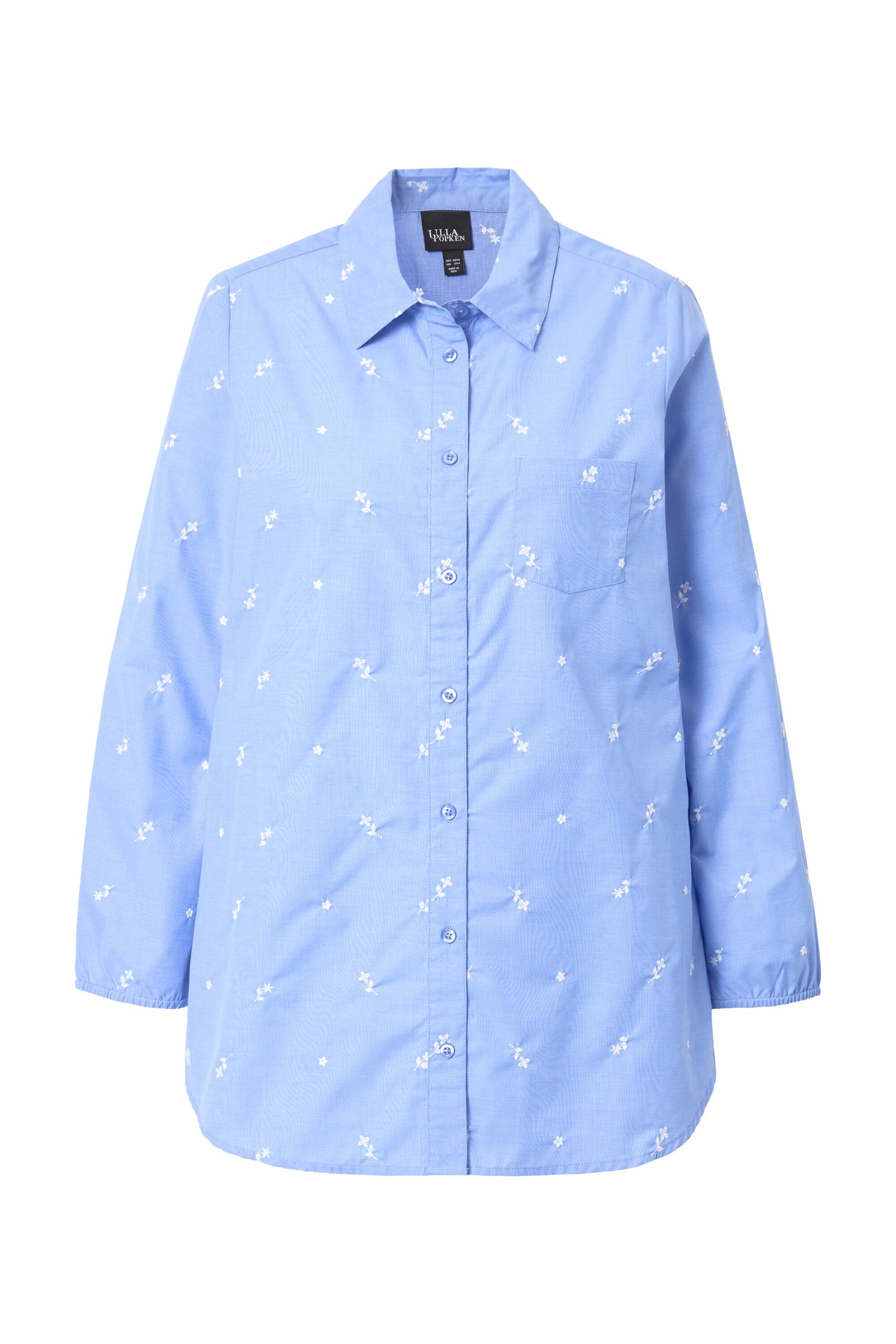 Ulla Popken Bluse in Blau: Vorderseite