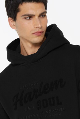 Harlem Soul Sweatshirt 'MON TEL' in Schwarz