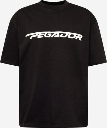 Pegador T-Shirt 'MANOR' in Schwarz: predná strana