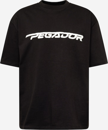 T-Shirt 'MANOR' Pegador en noir : devant