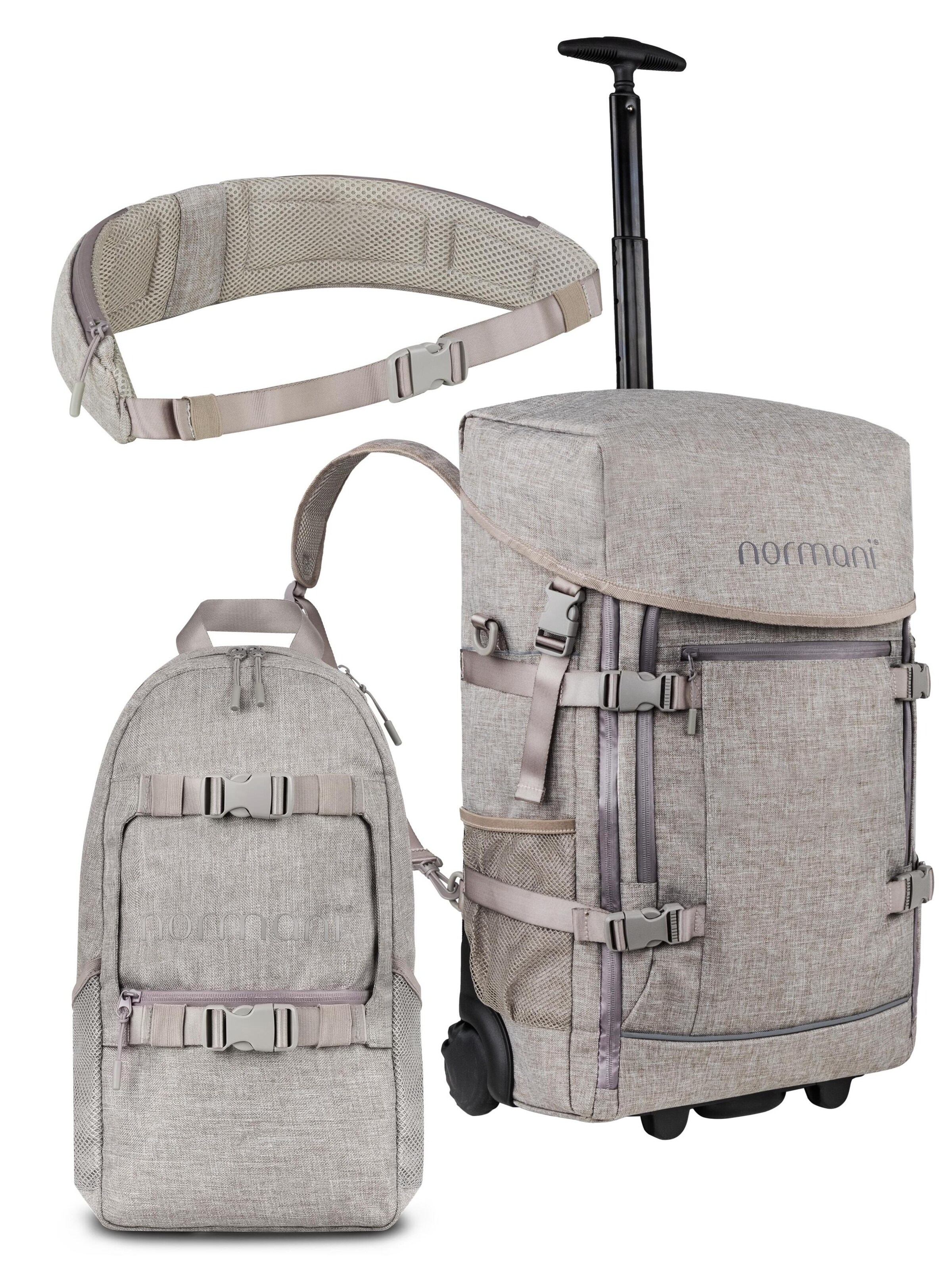 normani Kofferset in Beige: Vorderseite