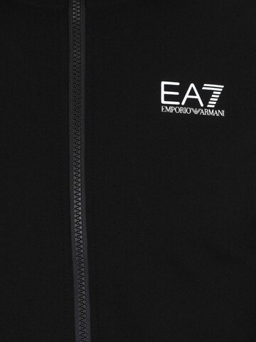 Giacca di felpa di EA7 Emporio Armani in nero