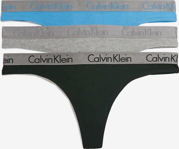 Calvin Klein Underwear String in Blue: front