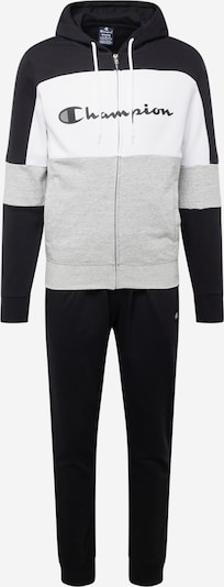 Completo sportivo Champion Authentic Athletic Apparel di colore grigio / nero / bianco, Visualizzazione prodotti
