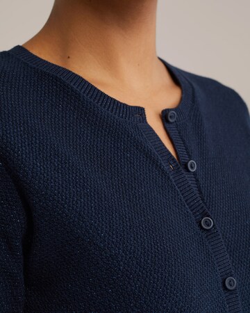 WE Fashion Kardigan – modrá