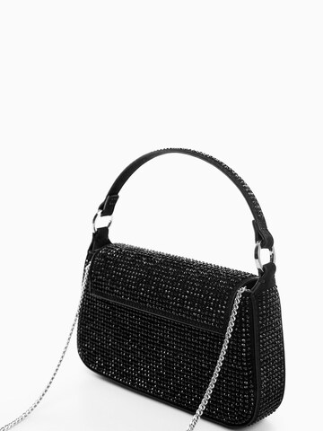 MANGO Ročna torbica 'SELINA' | črna barva