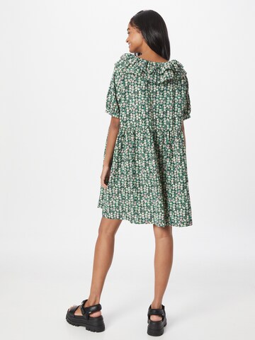 ICHI Shirt Dress in Green