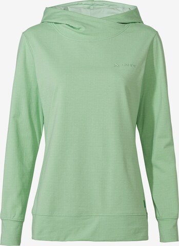 VAUDE Athletic Sweatshirt in Green: front