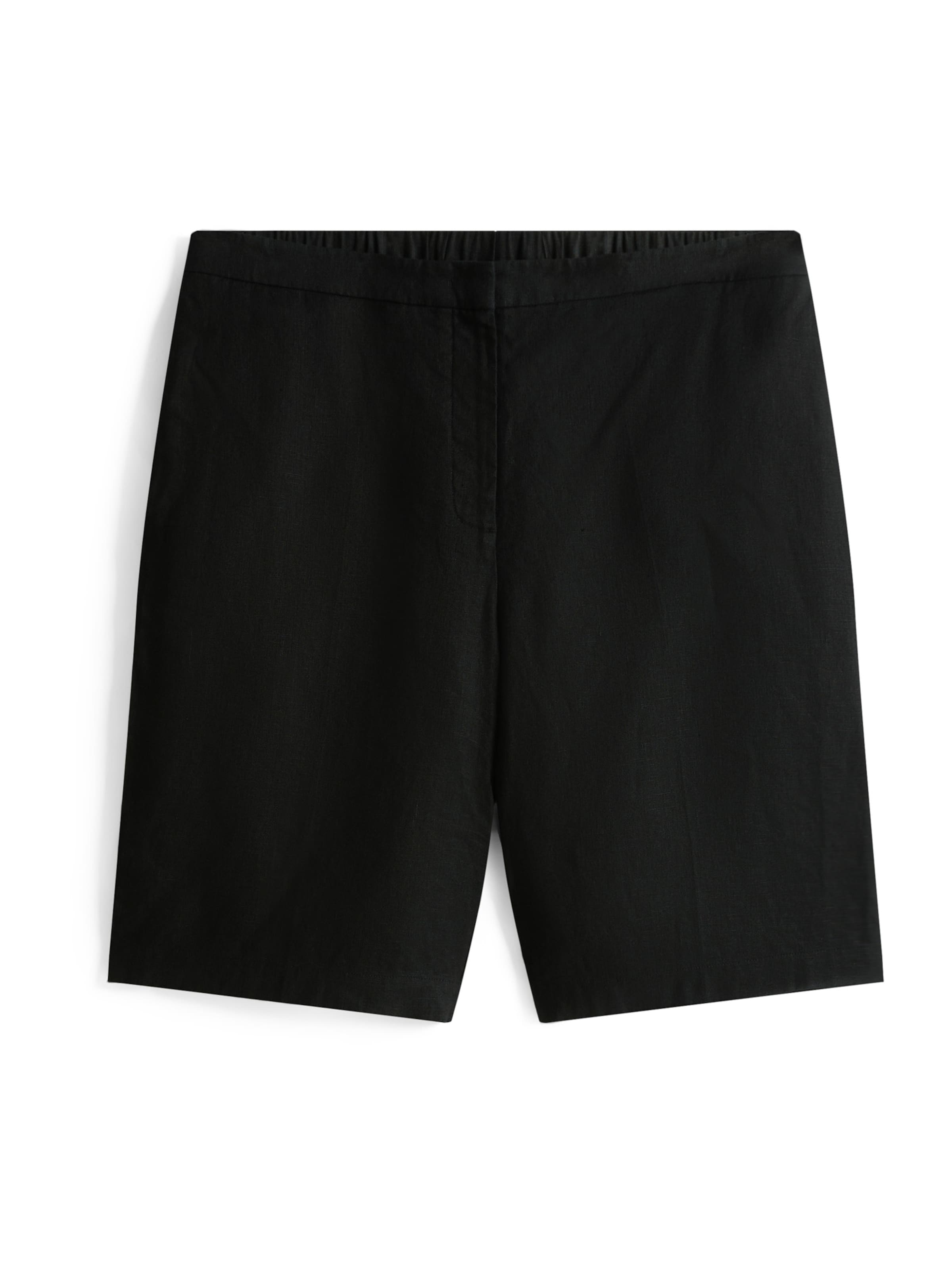 Tommy Hilfiger Curve Regular Byxa 'ESS' i svart: framsida