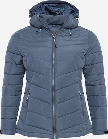 KILLTEC Outdoor jacket 'Skane' in Blue: front